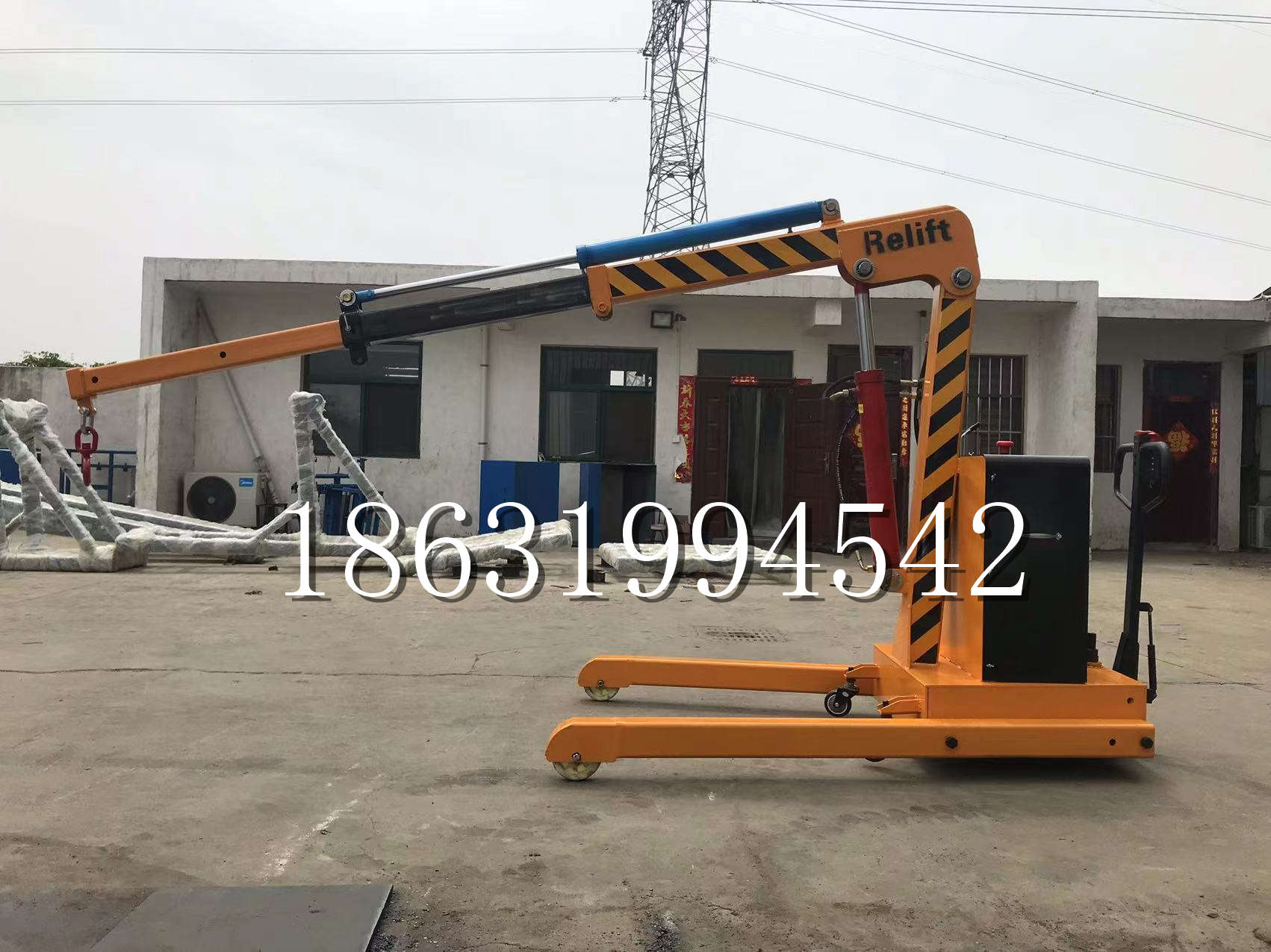 山阴县久征定做3吨三轮随车吊 农用园林绿化移树吊 平板工程用小吊机